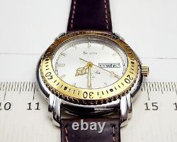 RARE, UNIQUE Men's Vintage 1996 SWISS Watch BULOVA Marine Star 98C29