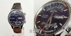 RARE, UNIQUE Men's Vintage Circa 70's SWISS AUTOMATIC Watch NOUVEX Multi-Year