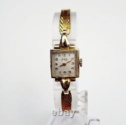 RARE, UNIQUE Women Vintage SWISS 14K SOLID GOLD Watch DUBOIS 1785. Manual Wind