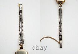 RARE, UNIQUE Women Vintage SWISS 14K SOLID GOLD Watch DUBOIS 1785. Manual Wind