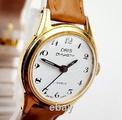 RARE, UNIQUE Women's SWISS Vintage 60's Watch ORIS Dinasty Cal. 732. Manual Wind