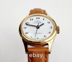 RARE, UNIQUE Women's SWISS Vintage 60's Watch ORIS Dinasty Cal. 732. Manual Wind