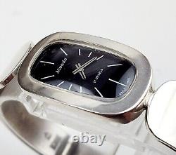 RARE, UNIQUE Women's SWISS Vintage 70's 800 STERLING SILVER Watch NIVADA