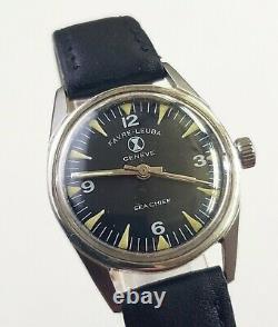 RARE Unisex Vintage sirca 50/60's SWISS Watch FAVRE-LEUBA GENEVE SeaChief. Medium