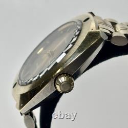 RARE VINTAGE 14k GF Jacques Prevard Vacuum Automatic Swiss Watch Mens 35mm