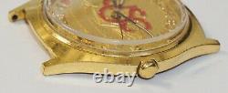 RARE VINTAGE 25th Rose Bowl 1988 USC Jostens Swiss Made Gold-plate Quartz Watch