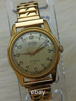 RARE VINTAGE CHRONEX WATCH MANUAL SWISS 1960s ORIGINAL ROUND DIAL 34 MM