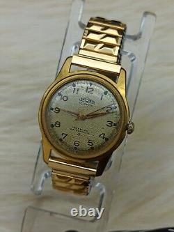 RARE VINTAGE CHRONEX WATCH MANUAL SWISS 1960s ORIGINAL ROUND DIAL 34 MM