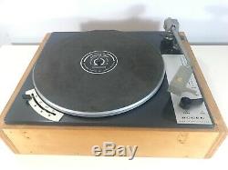 RARE VINTAGE LENCO BOGEN B62 L70 turntable record player SWISS MADE