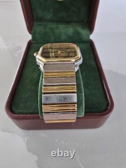 RARE VINTAGE Maurice Lacroix Date REF# 09219 SWISS 2 TONE Quartz Movement