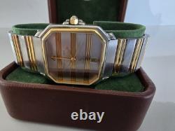 RARE VINTAGE Maurice Lacroix Date REF# 09219 SWISS 2 TONE Quartz Movement