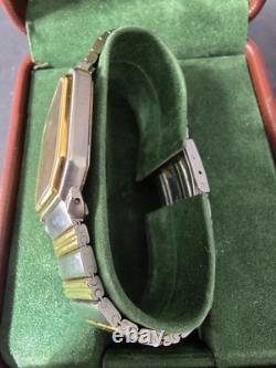 RARE VINTAGE Maurice Lacroix Date REF# 09219 SWISS 2 TONE Quartz Movement