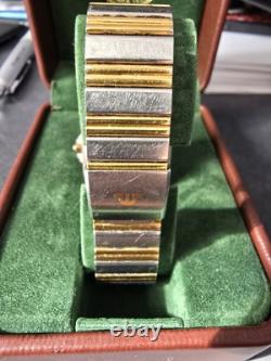 RARE VINTAGE Maurice Lacroix Date REF# 09219 SWISS 2 TONE Quartz Movement