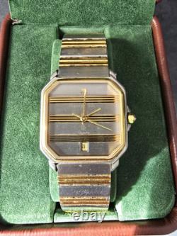 RARE VINTAGE Maurice Lacroix Date REF# 09219 SWISS 2 TONE Quartz Movement