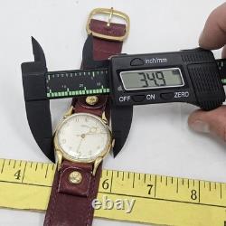 RARE VINTAGE ROAMER MANUAL WIND 15 JEWEL SWISS MENS WRIST WATCH 1960s 35mm