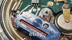 RARE VINTAGE SWI SWISS MADE Harrods Label Date 20ATM DIVER WATCH Brevet 503.305