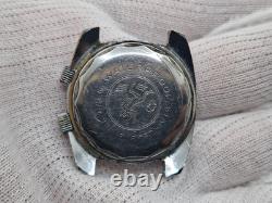 RARE VINTAGE THERMIDOR INCABLOC SWISS WATCG BLUE DIAL DATE-RETRO 70s UNISEX 30MM