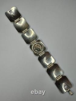 RARE VINTAGE VENUS Ladies Watch 800 Silver Bracelet Manual Wind NOS TAG 1970s