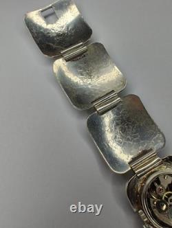 RARE VINTAGE VENUS Ladies Watch 800 Silver Bracelet Manual Wind NOS TAG 1970s