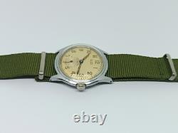 RARE VINTAGE Watch OLMA MILITARY MEN'S Swiss Made Wrist Watch 1940's