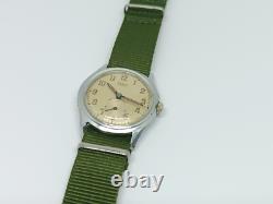 RARE VINTAGE Watch OLMA MILITARY MEN'S Swiss Made Wrist Watch 1940's