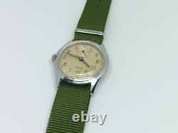 RARE VINTAGE Watch OLMA MILITARY MEN'S Swiss Made Wrist Watch 1940's