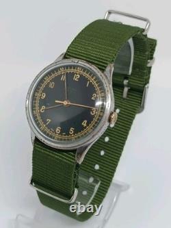 RARE VINTAGE Watch RUBY PRECISION MILITARY MEN'S Swiss Made Wrist Watch 1940's