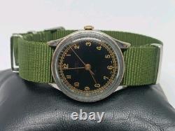 RARE VINTAGE Watch RUBY PRECISION MILITARY MEN'S Swiss Made Wrist Watch 1940's
