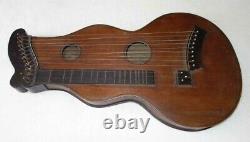 RARE Vintage 1850 Swiss Glarner Cittern/Zither, Museum Grade withDual Soundholes