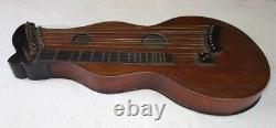 RARE Vintage 1850 Swiss Glarner Cittern/Zither, Museum Grade withDual Soundholes