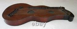 RARE Vintage 1850 Swiss Glarner Cittern/Zither, Museum Grade withDual Soundholes