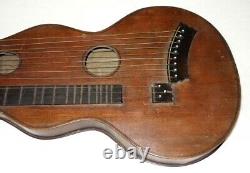 RARE Vintage 1850 Swiss Glarner Cittern/Zither, Museum Grade withDual Soundholes