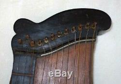 RARE Vintage 1850 Swiss Glarner Cittern/Zither, Museum Grade withDual Soundholes