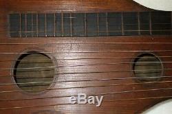 RARE Vintage 1850 Swiss Glarner Cittern/Zither, Museum Grade withDual Soundholes