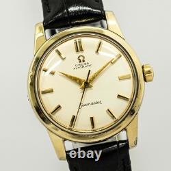 RARE Vintage 1958 OMEGA Seamaster Cal. 501 Automatic Gold Swiss Made 34mm Men's