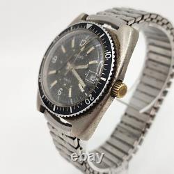 RARE Vintage 1970's Sears Swiss Diver Diver Watch For Parts Repair Restoration