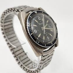 RARE Vintage 1970's Sears Swiss Diver Diver Watch For Parts Repair Restoration
