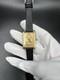 RARE Vintage 24K Gold Plated Ilona Horlogeurs Tank Swiss Made Watch (UNTESTED)