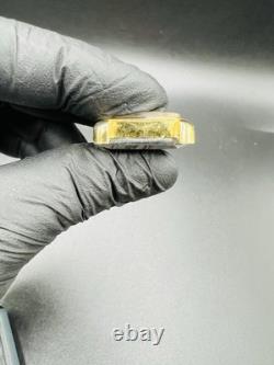 RARE Vintage 24K Gold Plated Ilona Horlogeurs Tank Swiss Made Watch (UNTESTED)