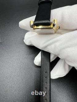 RARE Vintage 24K Gold Plated Ilona Horlogeurs Tank Swiss Made Watch (UNTESTED)