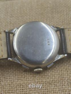 RARE Vintage Baume & Mercier SWISS Hand-Winding Chronograph Watch 1940's