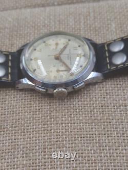 RARE Vintage Baume & Mercier SWISS Hand-Winding Chronograph Watch 1940's