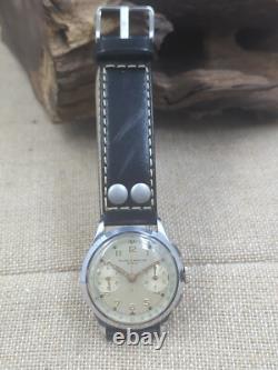 RARE Vintage Baume & Mercier SWISS Hand-Winding Chronograph Watch 1940's