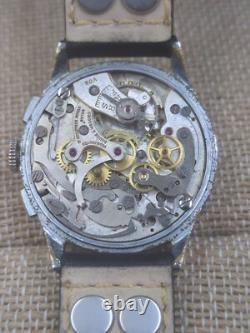 RARE Vintage Baume & Mercier SWISS Hand-Winding Chronograph Watch 1940's