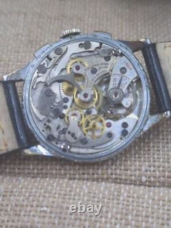 RARE Vintage Baume & Mercier SWISS Hand-Winding Chronograph Watch 1940's