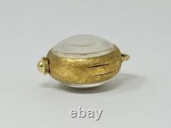 RARE Vintage Bucherer 18K GF 17J Swiss Made Skeleton Pendant Watch