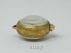 RARE Vintage Bucherer 18K GF 17J Swiss Made Skeleton Pendant Watch