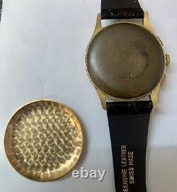 RARE Vintage CAMY-1950s-Solid Gold 18k Case Men's SWISS Watch-COLLECTORS