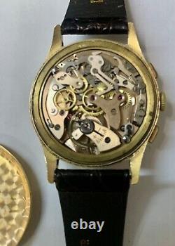 RARE Vintage CAMY-1950s-Solid Gold 18k Case Men's SWISS Watch-COLLECTORS