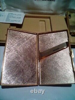 RARE! Vintage DIPLOMAT Present Set, Lighter+ Pen+ Card Holder, SWISS, NEW OLD